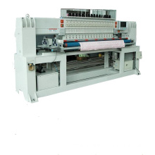 shandong factory double rows shuttle multi needle quilting embroidery machine